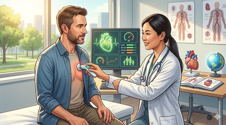 Các chuyên gia khuyến cáo nam giới nên kiểm tra sức khỏe tim mạch từ sau tuổi 35 để phát hiện sớm nguy cơ bệnh tim