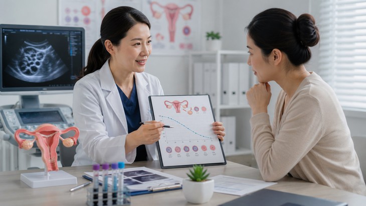 Chuyên gia khuyến cáo phụ nữ nên đánh giá dự trữ buồng trứng và tư vấn đầy đủ trước khi quyết định trữ đông trứng