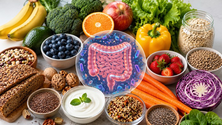 Rau củ và thực phẩm giàu dinh dưỡng trong chế độ ăn phù hợp cho bệnh nhân ung thư