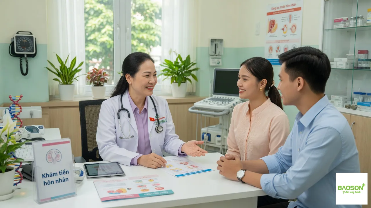 Gói khám sức khỏe tiền hôn nhân nâng cao cho nữ