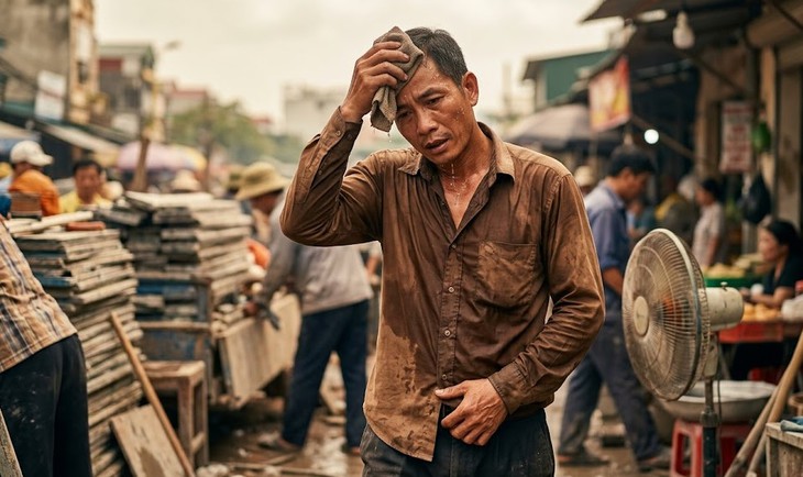 Mồ hôi và môi trường nóng ẩm có thể gây khó chịu và kích ứng vùng bẹn ở nam giới