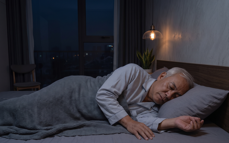 Người cao tuổi ngủ đủ giấc để tăng cường sức khỏe