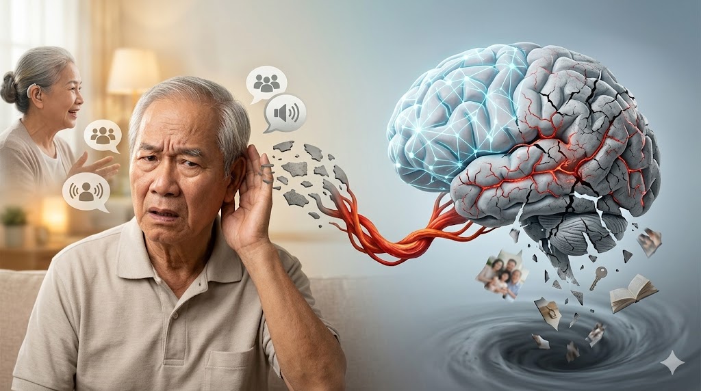 Suy giảm thính lực kéo dài ở người cao tuổi có thể làm tăng nguy cơ suy giảm nhận thức và sa sút trí tuệ