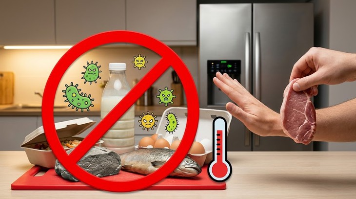 Thịt, cá, sữa, trứng là những thực phẩm dễ hỏng khi mất điện