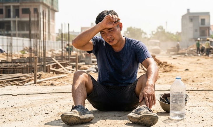 Nam giới vận động ngoài trời nắng nóng và những lưu ý bảo vệ sức khỏe