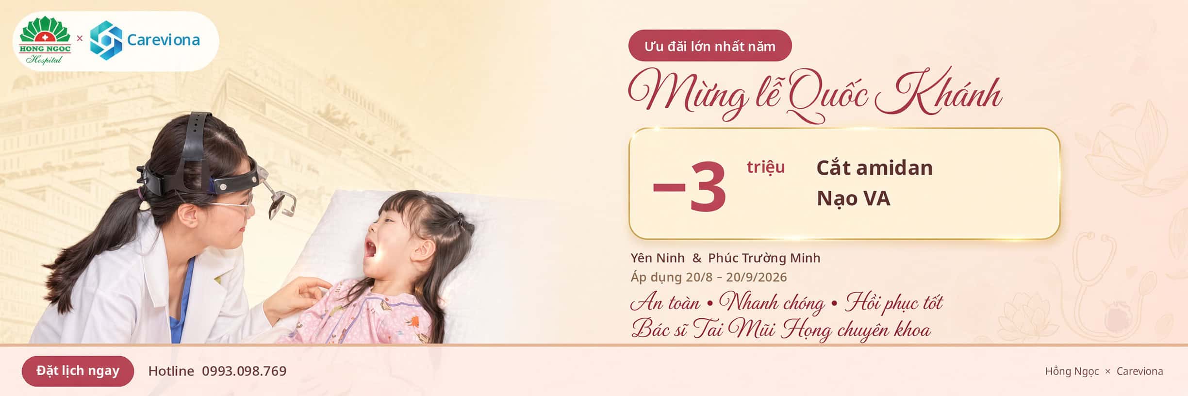 Đặt lịch khám Careviona
